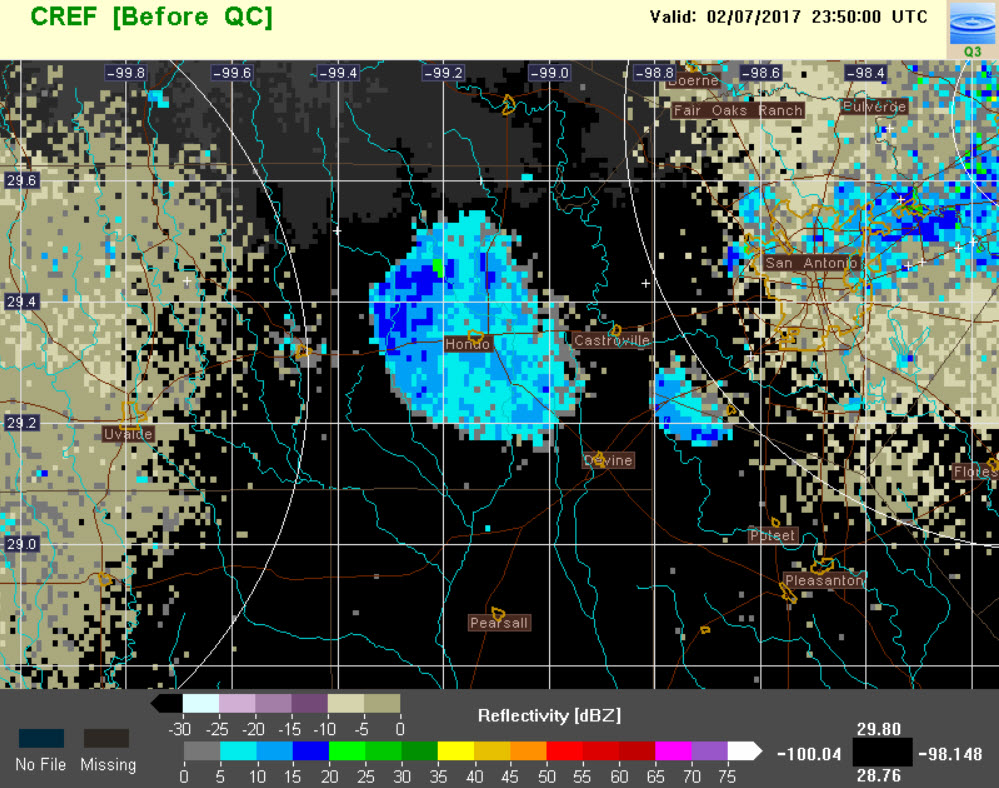 radar D'Hanis Bridge Mexican free-tailed bats