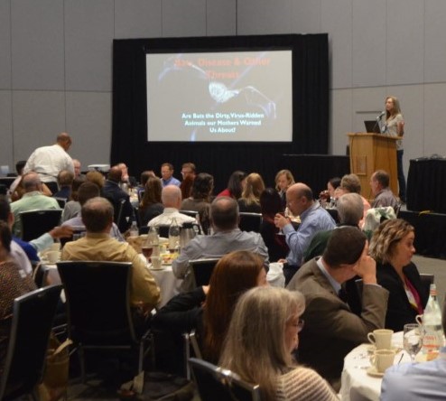 Corporate Conference Presentation w/ Live Bats